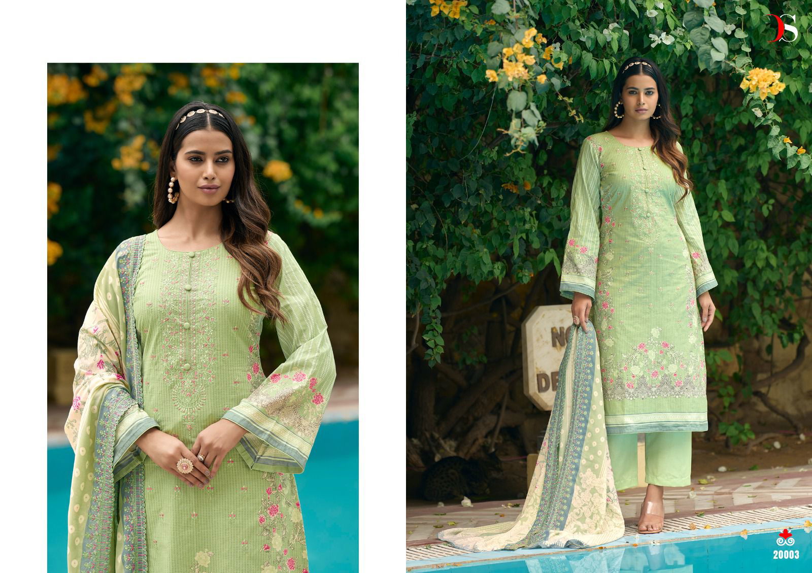 Bin Saeed Lawn Collection 2 By Deepsy Cotton Salwar Suits Catalog